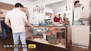 The boutique owner Christie Stevens gets naked after meeting Apollo Banks