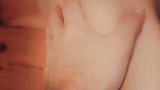 My wife with big tits jumps on my dick amatously