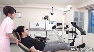 The dentist screwed her patient Mao Chinen in a steamy JAVHub scene