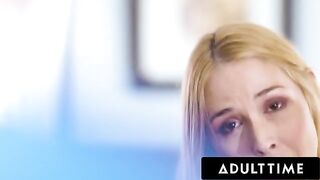 Busty stepmom Sarah Vandella teaches her stepson to fuck