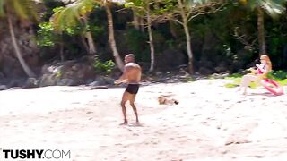 A bold redhead woman named Scarlett has a strong anal obsession
