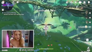 The streamer plays a fatal game for her viewers, getting fucked