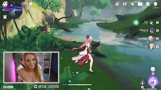 The streamer plays a fatal game for her viewers, getting fucked