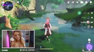 The streamer plays a fatal game for her viewers, getting fucked