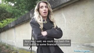 Hot French teacher offers her body for money in a steamy encounter