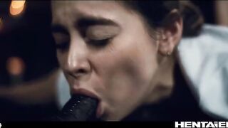 Hot girls getting fucked and creampied by alien monsters in this intense compilation