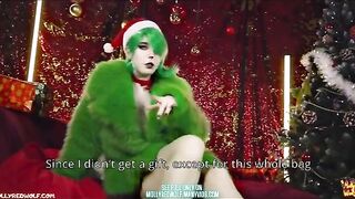 The Grinch fucked a pretty babe on Christmas, making her moan with pleasure