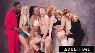An orgy is the best present for Christmas, especially with stunning stars