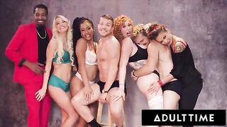 An orgy is the best present for Christmas, especially with stunning stars