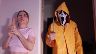 André Love fucks his pretty babe in a steamy horror scene