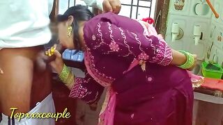 A hot maid gets fucked hard in the kitchen, just like in those steamy desi bhabhi videos you’d find on channels like HotwifeXXX