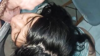 I filled the dentist with milk after sucking his cock and ass