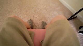 Cute girl didn’t know she was being fucked by a stranger through the gloryhole