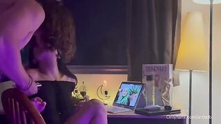A cute 18-year-old girl got high and had sex on camera