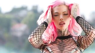 Blonde Chantal Danielle gets her pussy railed by BBC in intense action