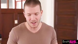 You're the best big stepbrother ever! Madi Collins raves to her Stepbro in this steamy scene
