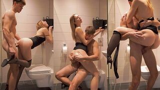 Pervert guy fucked his step sister in the bathroom