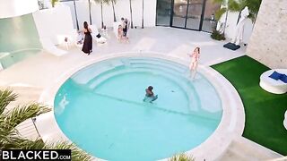 Petite teen Kelly has a steamy interracial sex fling with Aaron in HD