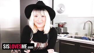 Jessie Saint gets her pussy filled with stepbrother's cum