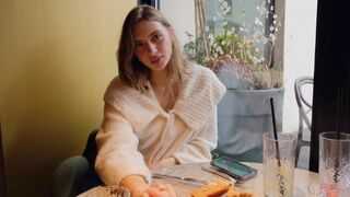 Romantic dinner turned into a passionate home encounter