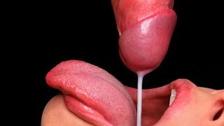 Best blowjob with cum in mouth, exclusive ASMR content, and a kinky twist!