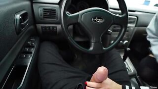 Babe Veronika Charm met her fan, got intimate in the car