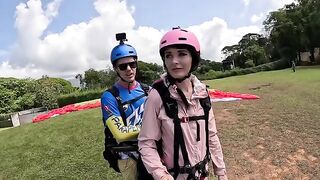 Paragliding in Costa Rica with a surprising wet finish