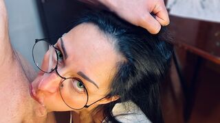 Instead of the exam, the student got fucked by her teacher in a steamy session