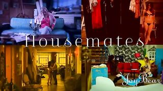 Hot threesome action with bi-sexual artists and a stud
