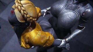 Ballerinas from Futanari Atomic Hearth get fucked hard by a huge cock