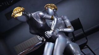 Ballerinas from Futanari Atomic Hearth get fucked hard by a huge cock