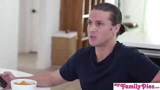 Do you think about this when you're jerking off? -Maria Kazi Asks Stepbro - My Family Pies