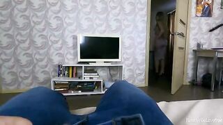The stepson fulfilled the dream of his stepmother in a steamy encounter