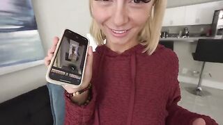 Just this one time, my step sister Chloe Temple fucked my huge cock