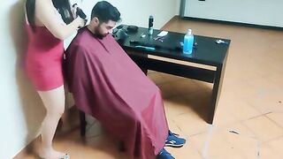 No holes barred when friend’s mom cuts his hair