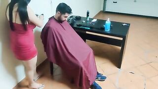 No holes barred when friend’s mom cuts his hair