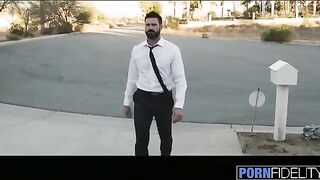 The perfect housewife Anna Bell Peaks gets fucked hard by her muscular men