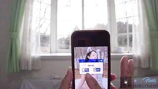 A cute girl is locked in a doghouse for hard sex