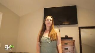 I'm sharing a bed with my hot stepmom, who has a huge and sexy ass!