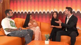 Tru Kait gets her Latina ass pounded by two cocks in a wild orgy