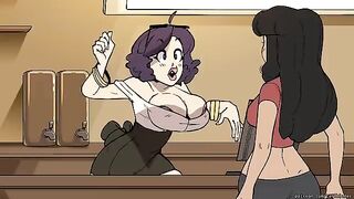Bombshell Barista 2 - the best anime with huge boobs