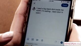 The sexy star Kendra Spade is hungry for a huge black cock