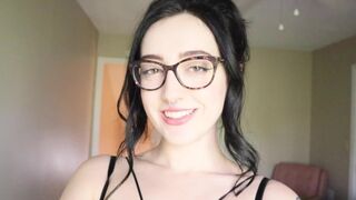 The girl couldn't resist laughing and came too early - try not to cum challenge