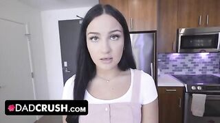 Pervert stepdad screwed innocent teen Mila Monet hard