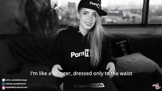 500K! Pornhub presents Unboxing and Oral Creampie! - MollyRedWolf