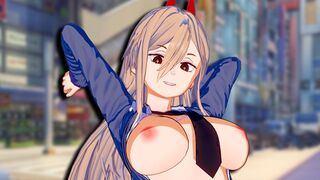 Chainsaw Man Power Hentai 3D, the best hentai animation for men