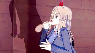 Chainsaw Man Power Hentai 3D, the best hentai animation for men