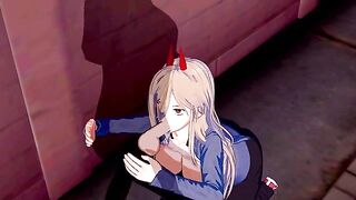 Chainsaw Man Power Hentai 3D, the best hentai animation for men