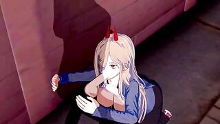 Chainsaw Man Power Hentai 3D, the best hentai animation for men