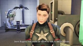 Agent Carter checks if Steve Rogers’ cock is working properly in this hilarious parody